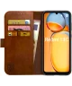 Rosso Element Xiaomi Redmi 13C / Poco C65 Hoesje Book Case Wallet Bruin