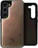 Rosso Elite Samsung S22 Hoesje MagSafe Book Case Echt Leer Bruin afbeelding 13