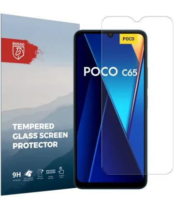 Rosso Xiaomi Poco C65 9H Tempered Glass Screen Protector Screen Protectors