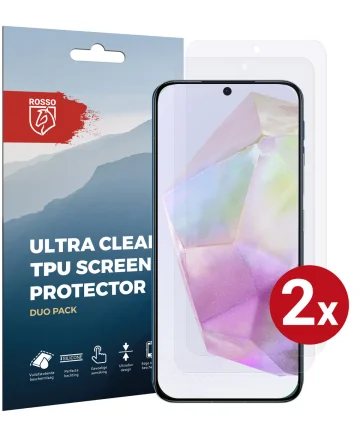 Rosso Samsung Galaxy A35 Screen Protector Ultra Clear Duo Pack Screen Protectors