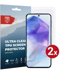 Rosso Samsung Galaxy A55 Screen Protector Ultra Clear Duo Pack