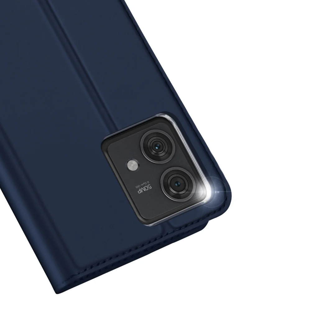 Dux Ducis Skin Pro Motorola Moto Edge 40 Neo Hoesje Portemonnee Blauw afbeelding 5