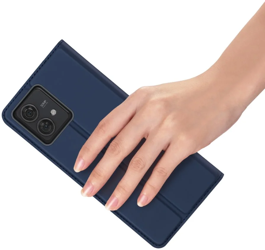 Dux Ducis Skin Pro Motorola Moto Edge 40 Neo Hoesje Portemonnee Blauw afbeelding 7