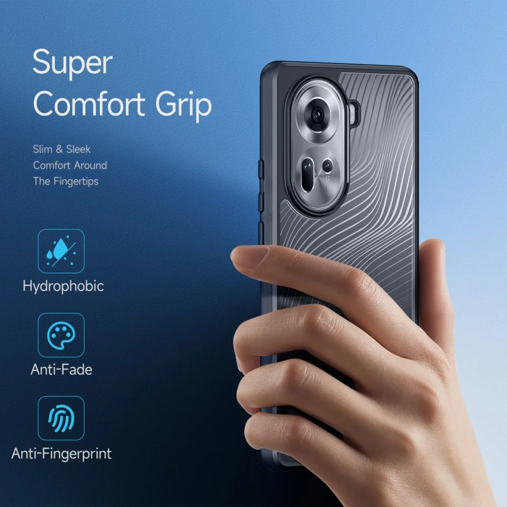 Dux Ducis Aimo Oppo Reno 11 Hoesje Back Cover Zwart afbeelding 5