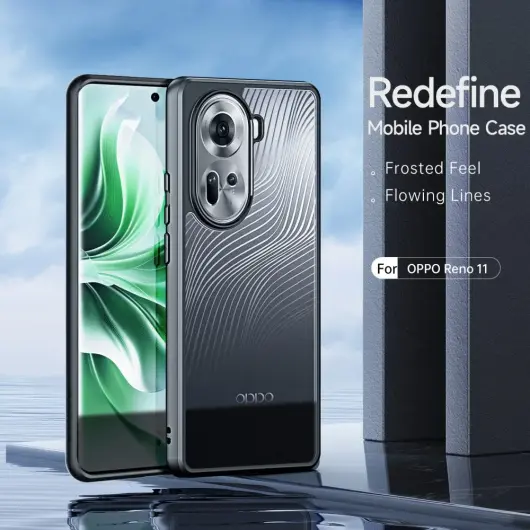 Dux Ducis Aimo Oppo Reno 11 Hoesje Back Cover Zwart afbeelding 4