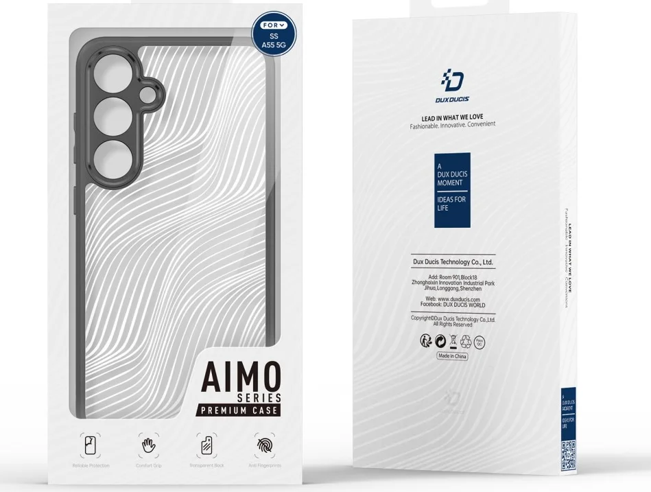 Dux Ducis Aimo Samsung Galaxy A55 Hoesje Back Cover Zwart afbeelding 10