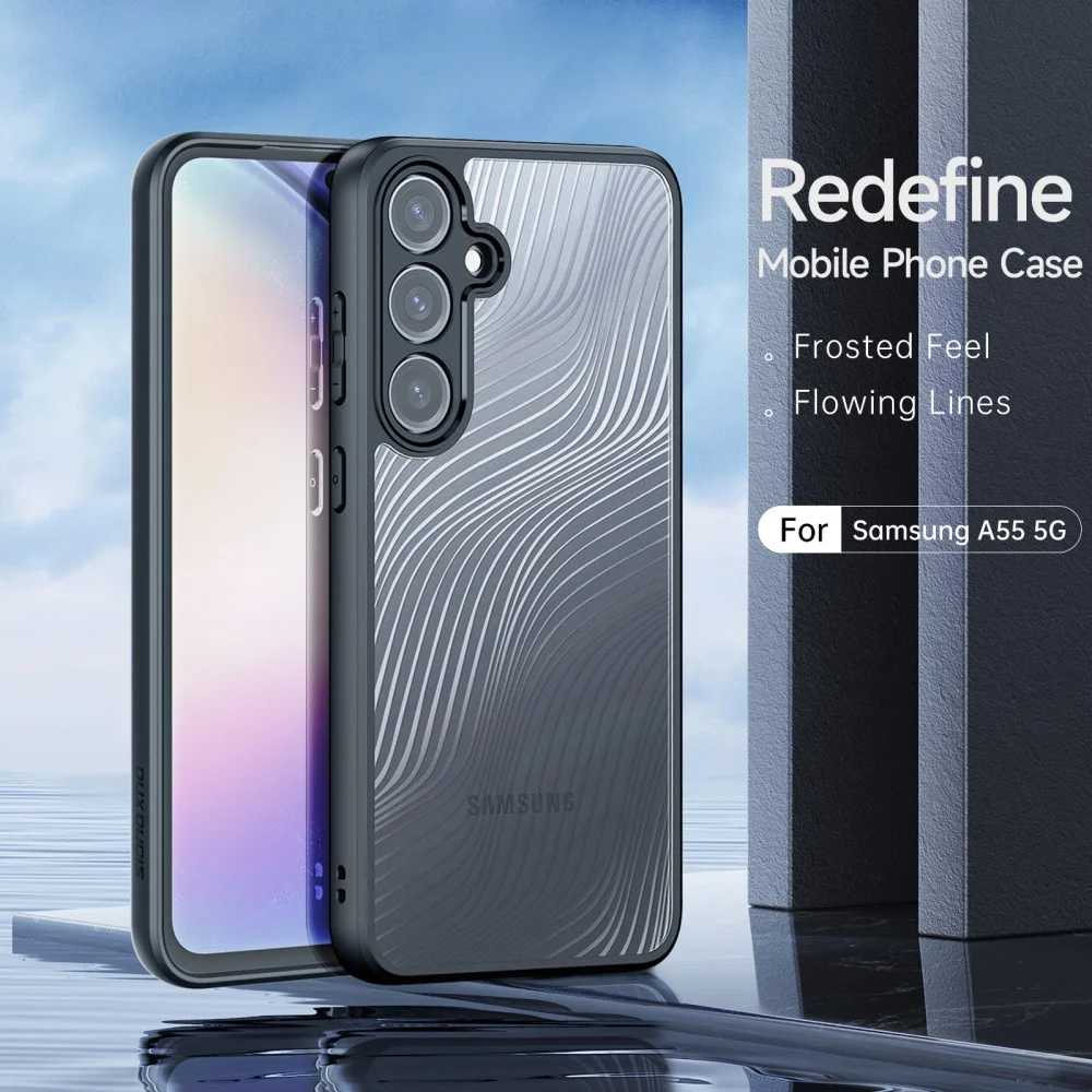 Dux Ducis Aimo Samsung Galaxy A55 Hoesje Back Cover Zwart afbeelding 3