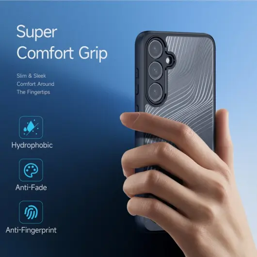 Dux Ducis Aimo Samsung Galaxy A55 Hoesje Back Cover Zwart afbeelding 4