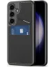 Dux Ducis Rafi Samsung S24 Hoesje MagSafe Pasjes Houder RFID Zwart