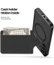 Dux Ducis Rafi Samsung S24 Hoesje MagSafe Pasjes Houder RFID Zwart