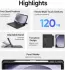 Dux Ducis Samsung Galaxy Tab A9 Plus Hoes Bluetooth Toetsenbord Zwart afbeelding 4
