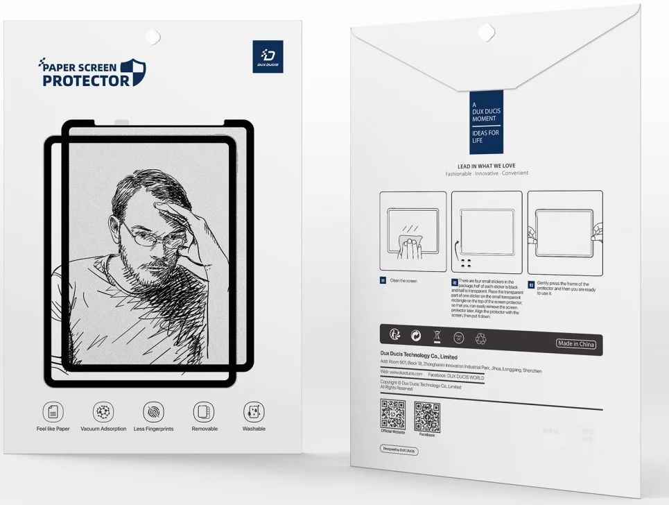 Dux Ducis Naad Paperlike Apple iPad 10.2 Screenprotector afbeelding 10