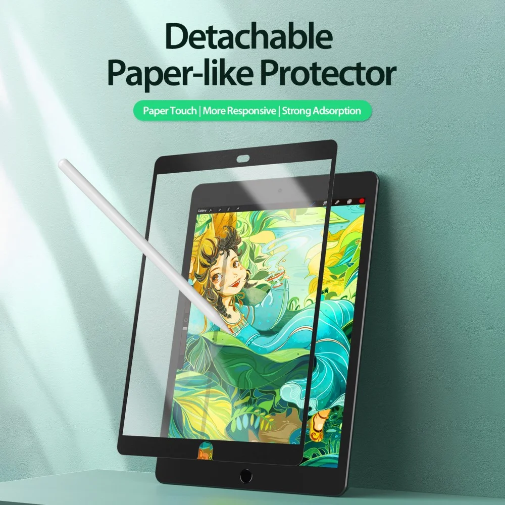 Dux Ducis Naad Paperlike Apple iPad 10.2 Screenprotector afbeelding 3
