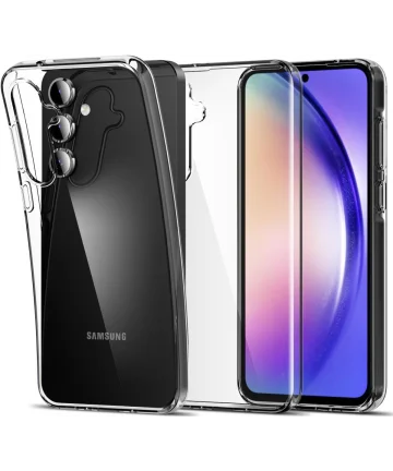 Samsung Galaxy A55 Hoesje Dun TPU Back Cover Transparant Hoesjes