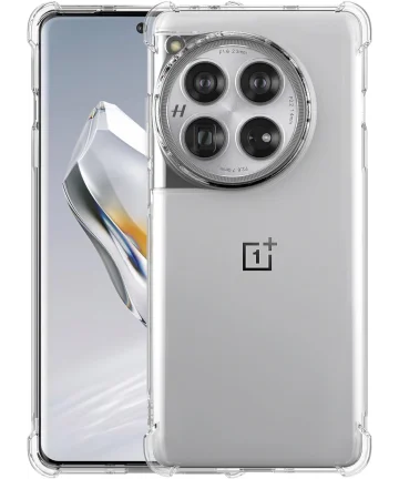 OnePlus 12 Hoesje Schokbestendig en Dun TPU Back Cover Transparant Hoesjes