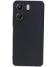 Xiaomi Redmi 13C / Poco C65 Hoesje Matte Back Cover Dun TPU Zwart