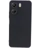 Xiaomi Poco C65 Hoesje Matte Back Cover Dun TPU Zwart