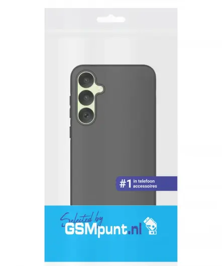 Samsung Galaxy A35 Hoesje Matte Back Cover Dun TPU Zwart afbeelding 7