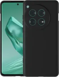 OnePlus 12 Hoesje Matte Back Cover Dun TPU Zwart