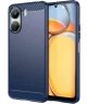 Xiaomi Poco C65 / Redmi 13C Hoesje TPU Flexibele Back Cover Blauw