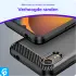Samsung Galaxy A55 Hoesje Geborsteld TPU Flexibele Back Cover Zwart afbeelding 2