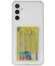 Samsung A35 Hoesje Dun TPU met Pasjeshouder Back Cover Transparant