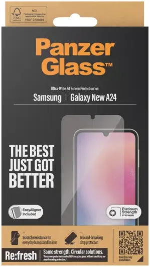 PanzerGlass Refresh Ultra-Wide Samsung Galaxy A25 Screen Protector afbeelding 3