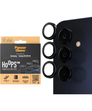 PanzerGlass Hoops Rings Samsung Galaxy A15 Camera Lens Protector Glas Screen Protectors