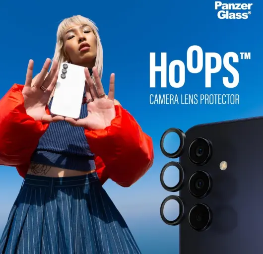 PanzerGlass Hoops Rings Samsung Galaxy A15 Camera Lens Protector Glas afbeelding 2