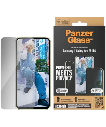 PanzerGlass Ultra-Wide Samsung Galaxy A55 Privacy Glass EasyAligner Screen Protectors