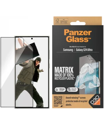 PanzerGlass Matrix D3O Ultra-Wide Samsung S24 Ultra Screen Protector Screen Protectors