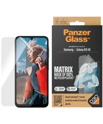 PanzerGlass Matrix D3O Ultra-Wide Samsung Galaxy A25 Screen Protector Screen Protectors