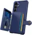 Samsung Galaxy A35 3 in 1 Back Cover Portemonnee Hoesje Donkerblauw afbeelding 2