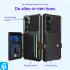 Samsung Galaxy A35 3 in 1 Back Cover Portemonnee Hoesje Zwart afbeelding 4