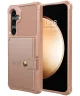 Samsung Galaxy A55 3 in 1 Back Cover Portemonnee Hoesje Roze