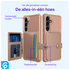 Samsung Galaxy A55 3 in 1 Back Cover Portemonnee Hoesje Roze afbeelding 3