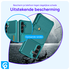 Samsung Galaxy A55 3 in 1 Back Cover Portemonnee Hoesje Groen Blauw afbeelding 4