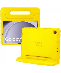 HappyCase Samsung Galaxy Tab A9 Kinder Tablethoes met Handvat Geel