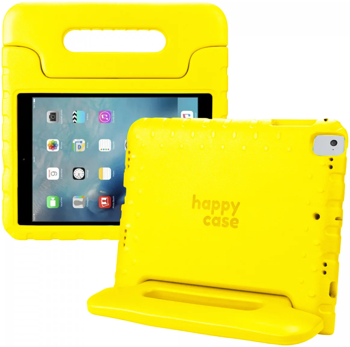 HappyCase iPad 9.7 2017/2018/Air/Air 2 Kinder Tablethoes Geel afbeelding 1