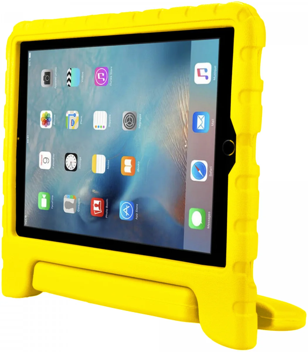 HappyCase iPad 9.7 2017/2018/Air/Air 2 Kinder Tablethoes Geel afbeelding 8