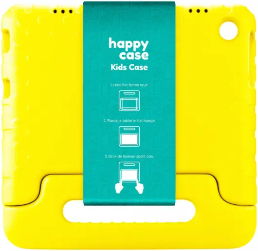 HappyCase Lenovo Tab M10 Gen 3 10.1 Kinder Tablethoes Handvat Geel afbeelding 9
