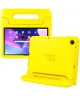 HappyCase Lenovo Tab M10 Plus Gen 3 Kinder Tablethoes met Handvat Geel
