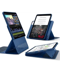 ESR Shift Apple iPad Pro 11 (2024) Hoes Book Case Sleep/Wake Blauw