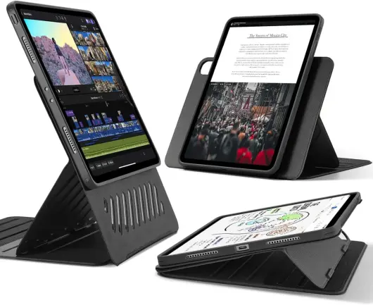 ESR Shift Apple iPad Air 13 (24/25) Hoes Book Case Sleep/Wake Zwart afbeelding 1