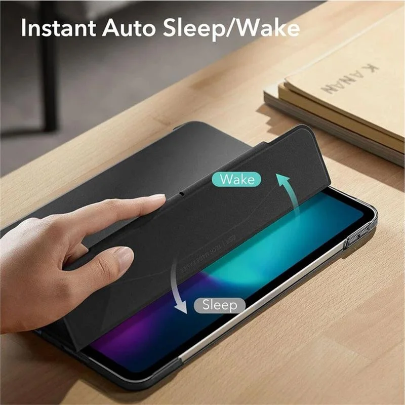 ESR Ascend Trifold Apple iPad Pro 13 (2024) Hoes Book Case met Sleep/Wake Zwart afbeelding 4