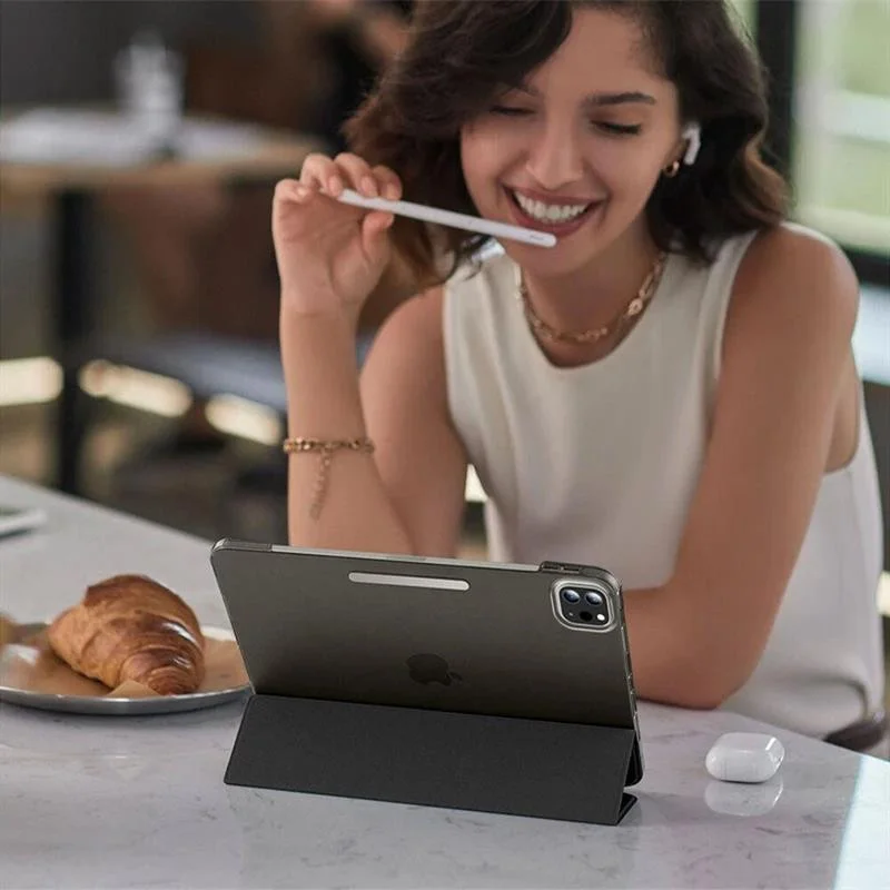 ESR Ascend Trifold Apple iPad Pro 13 (2024) Hoes Book Case met Sleep/Wake Zwart afbeelding 7