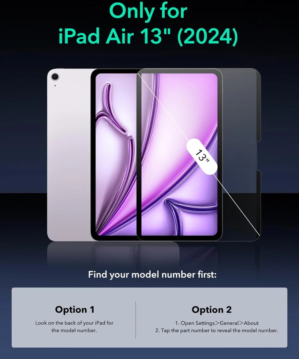 ESR Paper Feel Magnetic Apple iPad Pro 12.9 (2022/2018) Screen Protector afbeelding 2