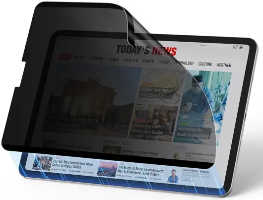 ESR Paper Feel Magnetic Privacy iPad Air 13 (24/25)/Pro 12.9 Screen Protector afbeelding 1