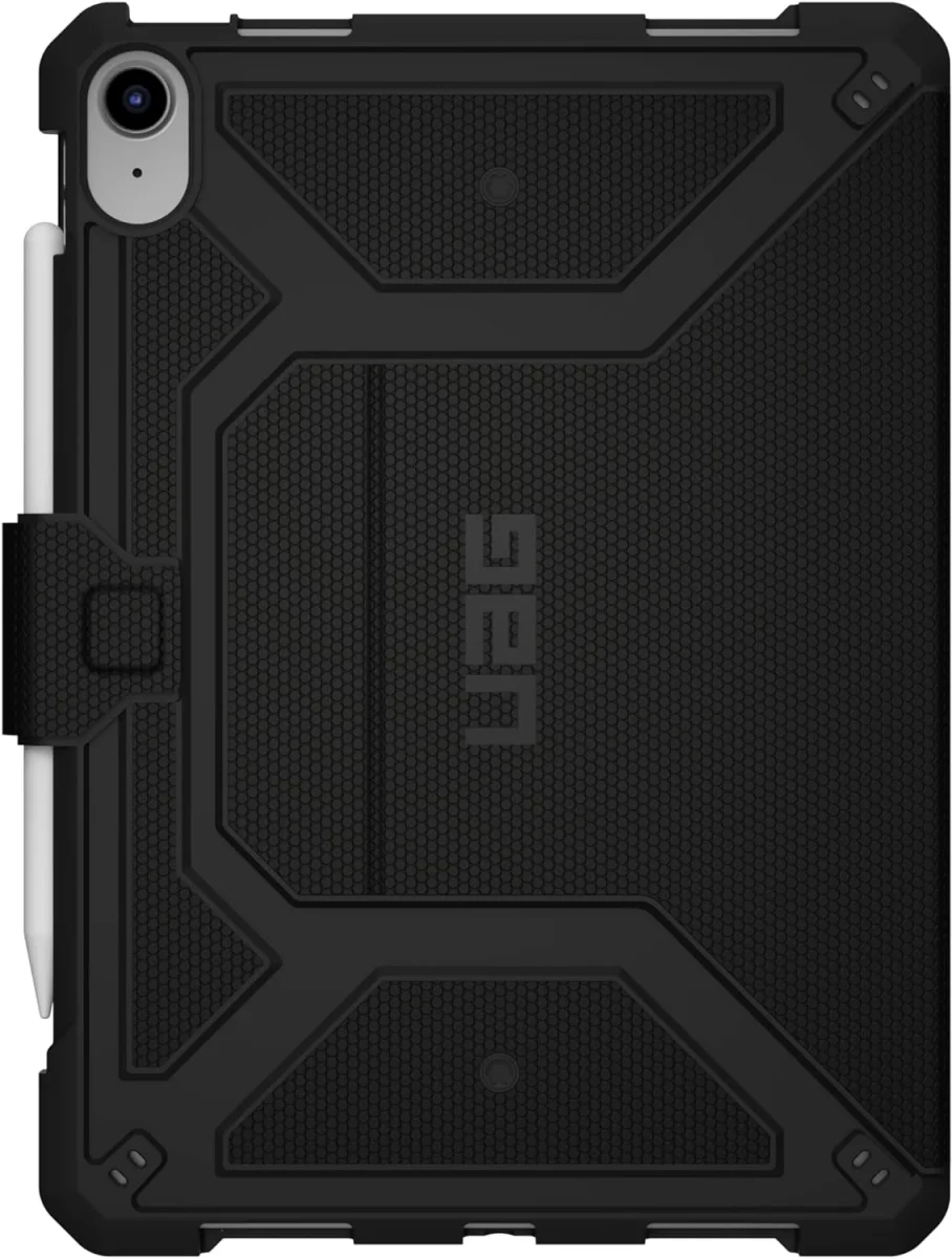 Urban Armor Gear Metropolis iPad 11 (2025) / 10.9 (2022) Hoes Book Case Zwart afbeelding 2