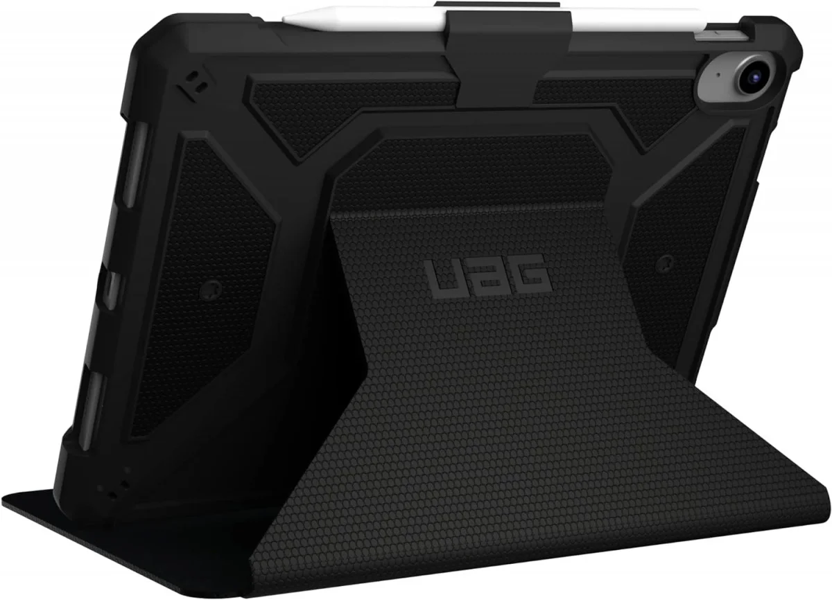 Urban Armor Gear Metropolis iPad 11 (2025) / 10.9 (2022) Hoes Book Case Zwart afbeelding 7